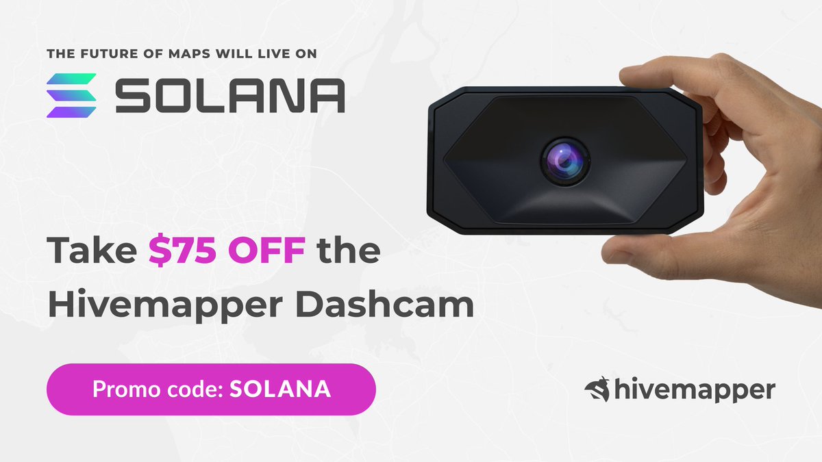 Hivemapper dashcam mapping Solana