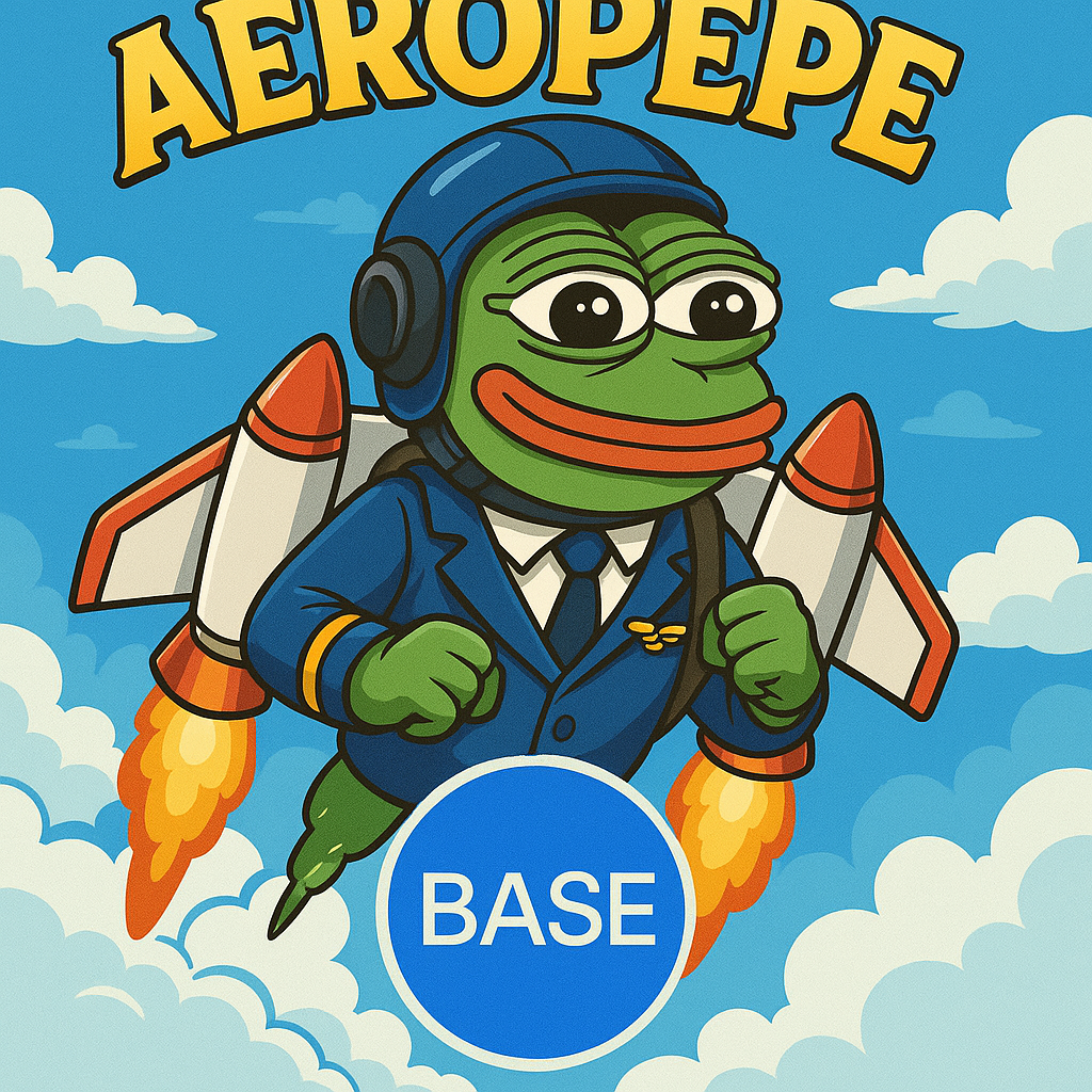 Aero Pepe AEROPEPE meme coin Base chain