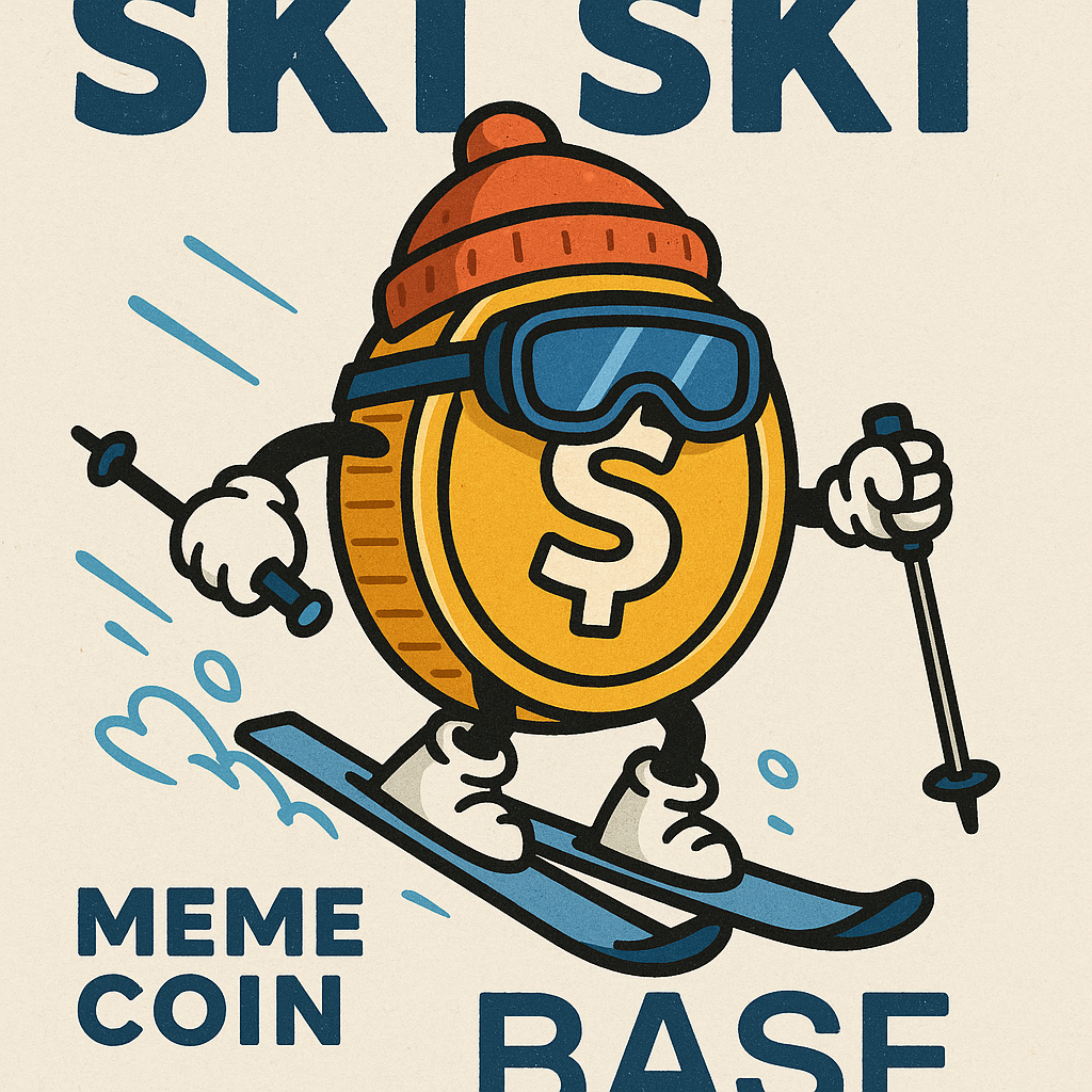 Ski SKI meme coin Base chain