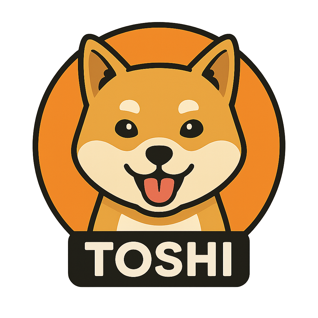 Toshi TOSHI Base chain meme coin logo