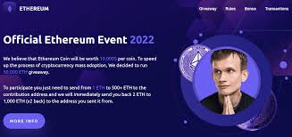 fake crypto giveaway social media post