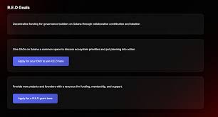 Solana governance voting interface