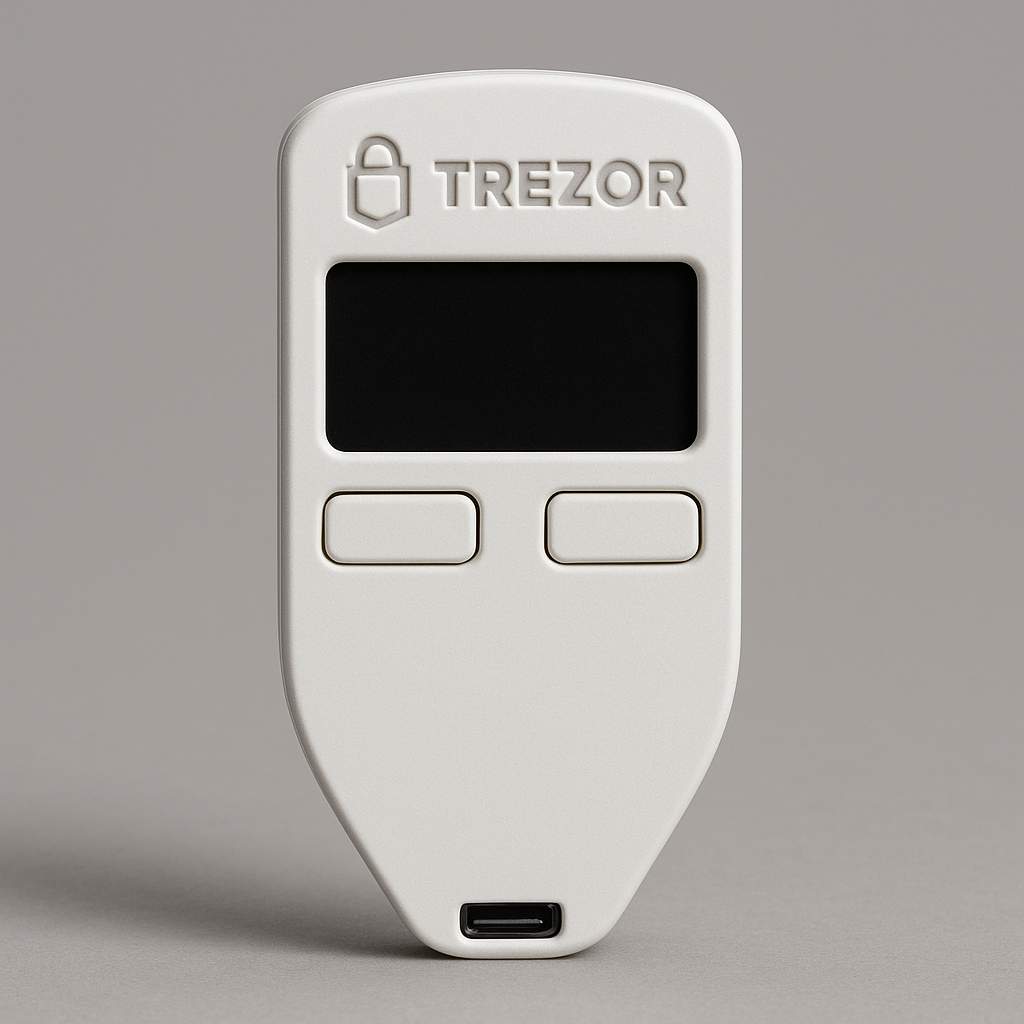 Trezor Model One device