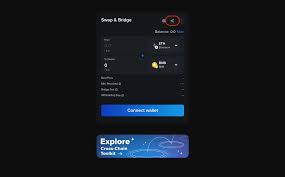 cross-chain crypto bridge interface screenshot