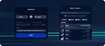 ETH USDC BNB token selection on bridge