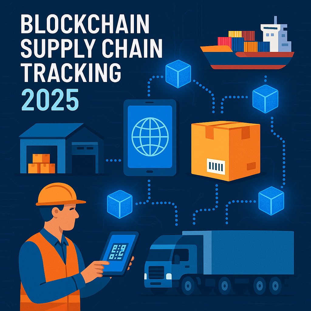 blockchain supply chain tracking 2025