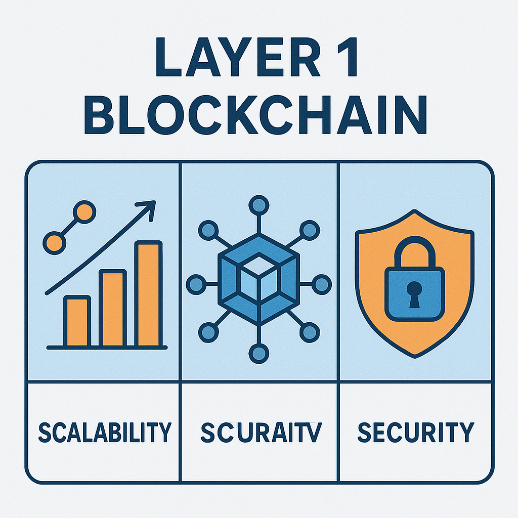 Layer 1 blockchain scalability security