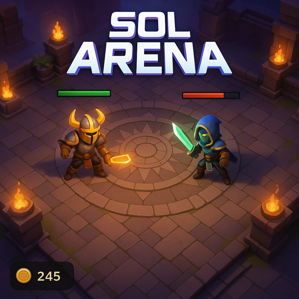 Sol Arena Solana PvP game screenshot