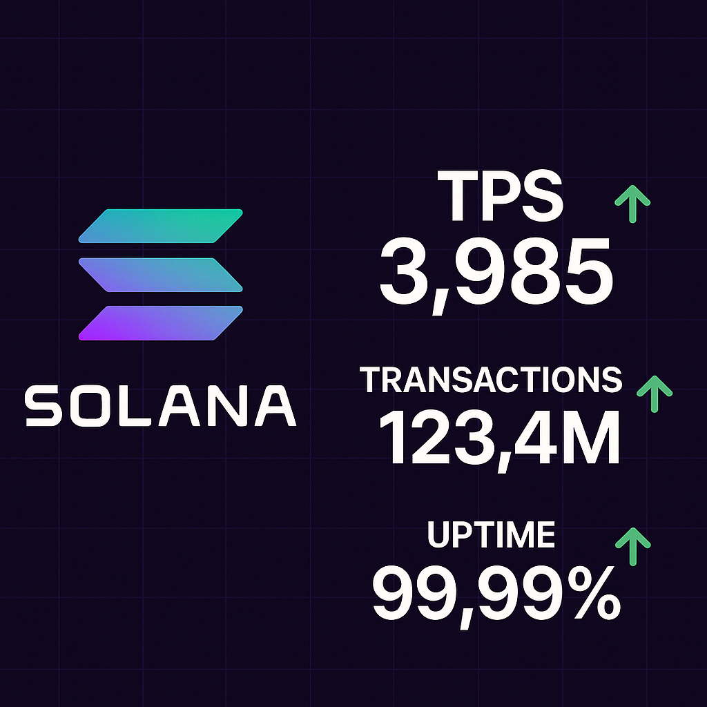 Solana blockchain performance