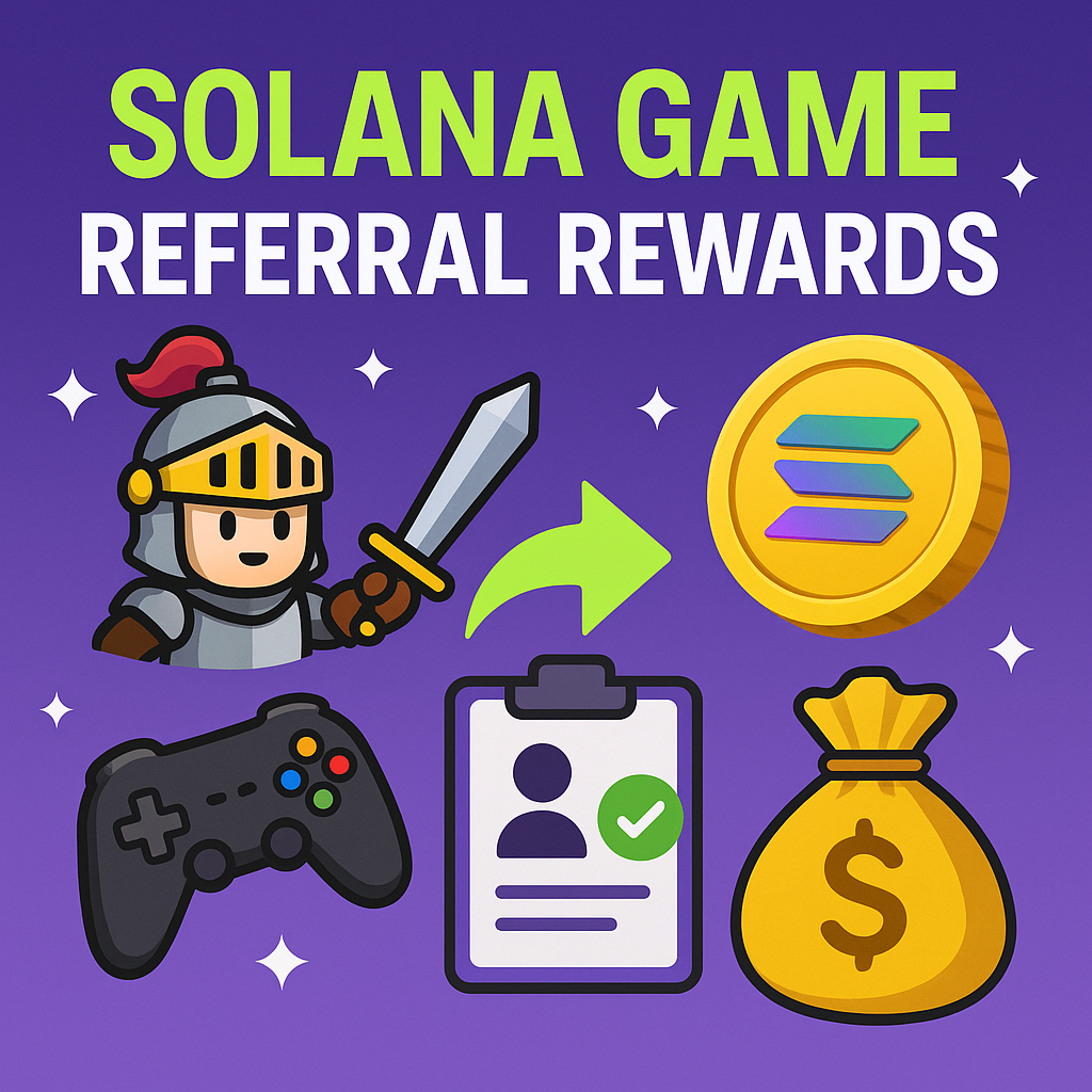 Solana game referral rewards
