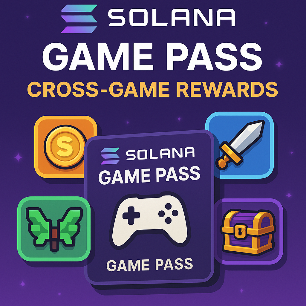 Solana Game Pass cross-game rewards