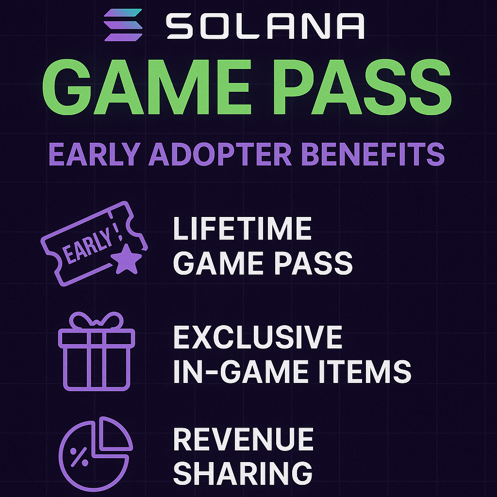 Solana Game Pass early adopter benefits