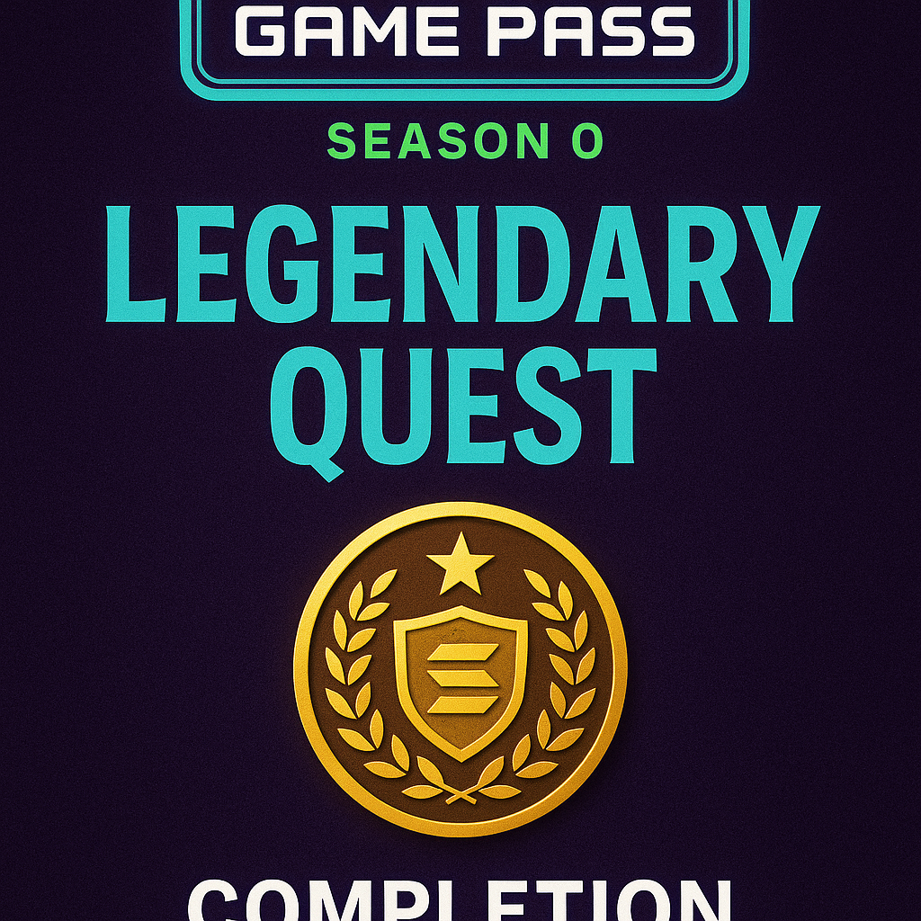 Solana Game Pass Season 0 Legendary Quest completion