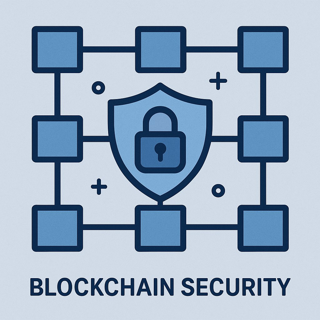 blockchain security concept art