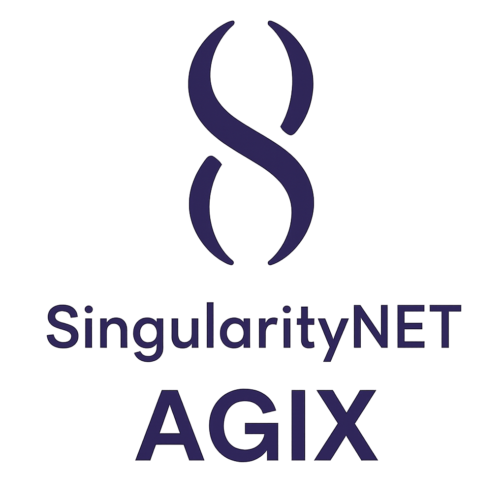 SingularityNET AGIX logo