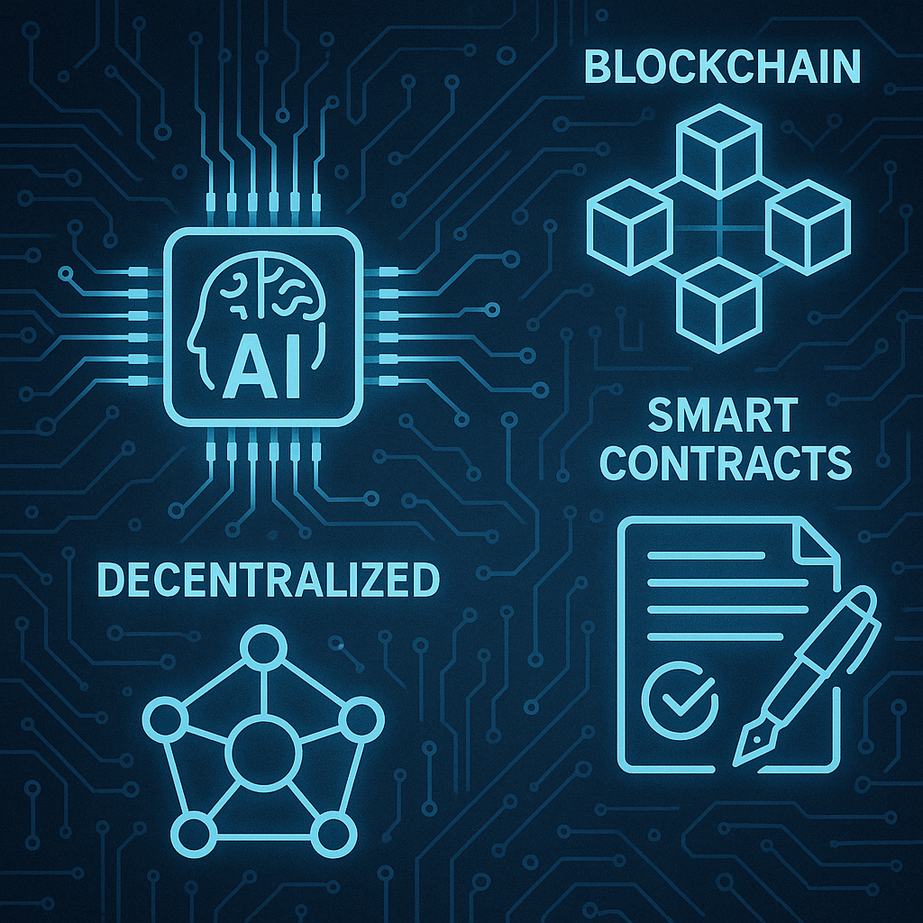 AI blockchain decentralized smart contracts