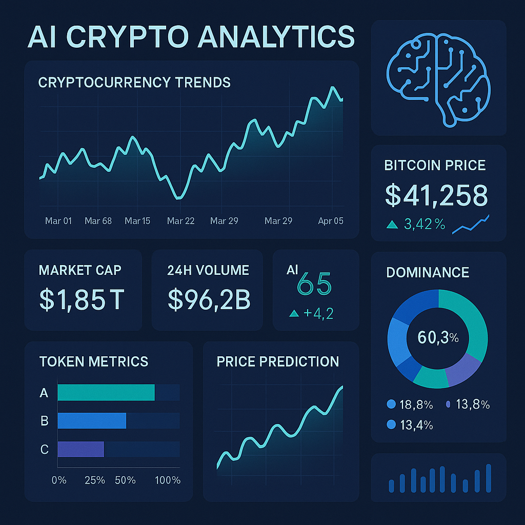 AI crypto analytics dashboard