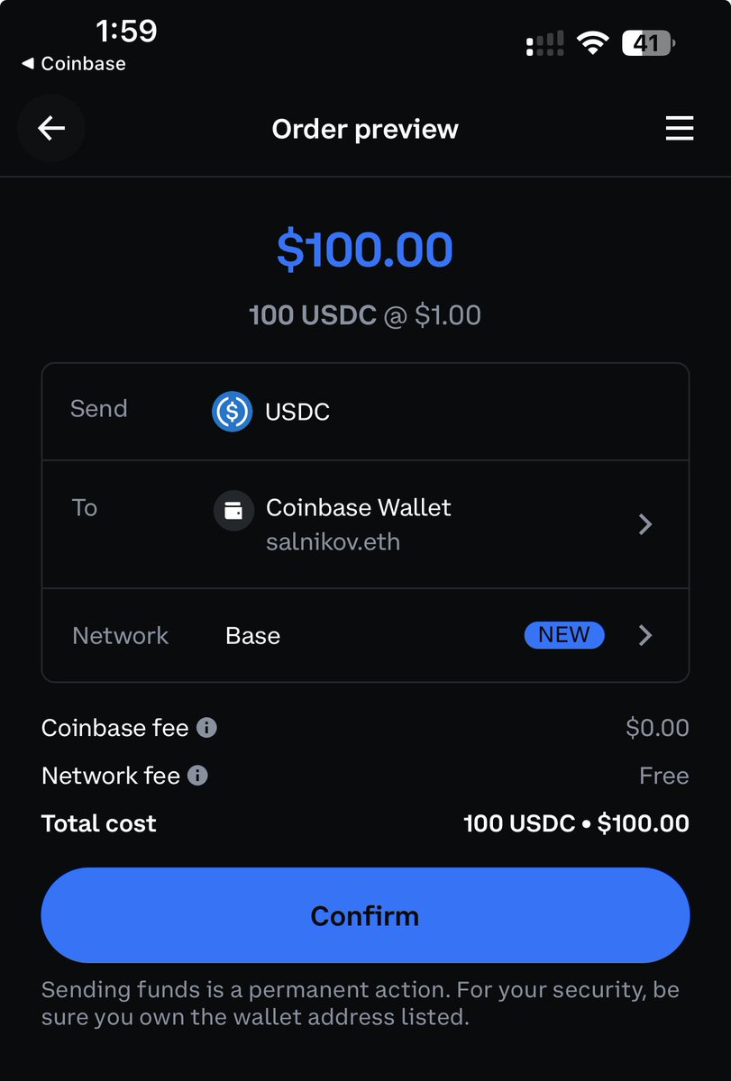 Coinbase exchange interface