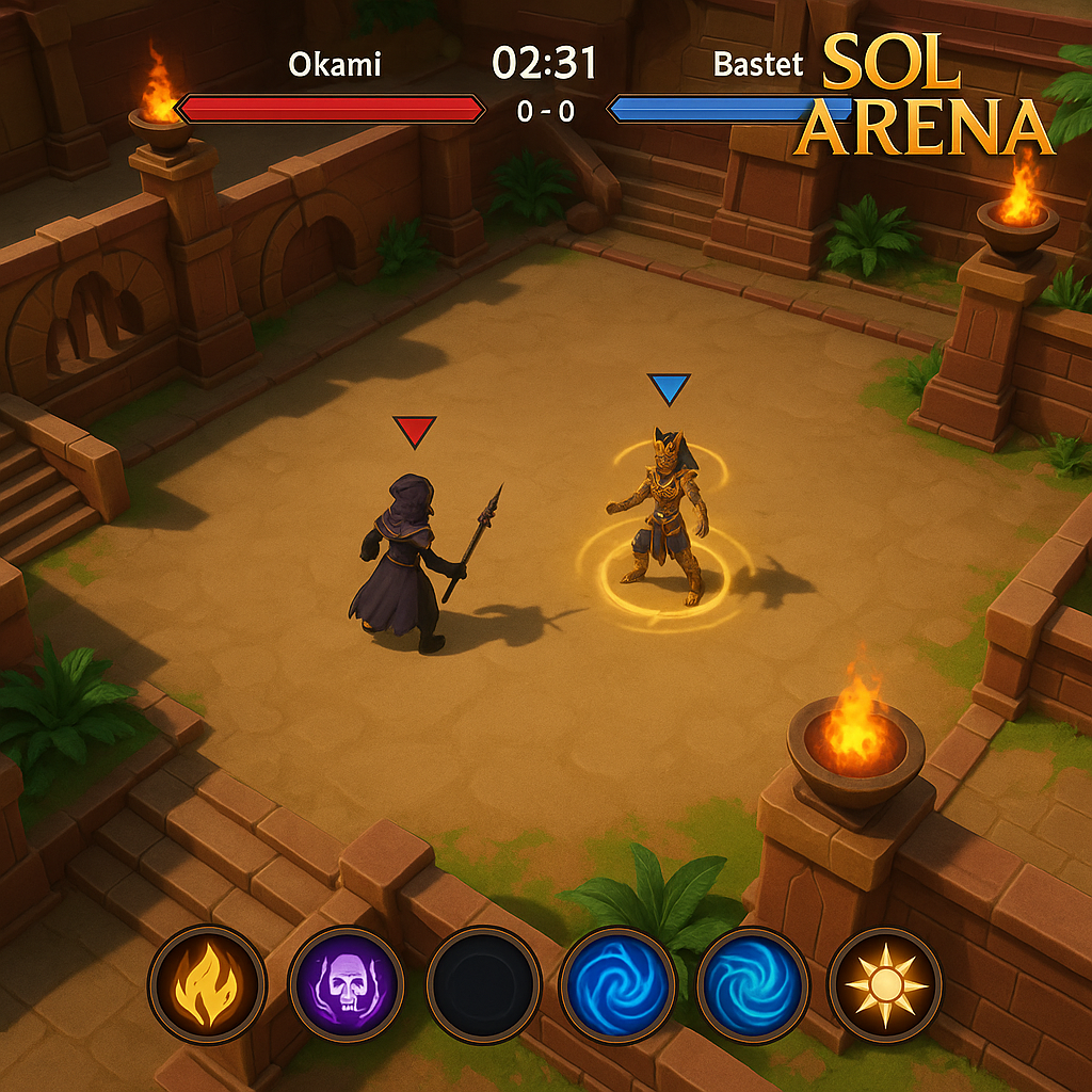 Sol Arena PVP match screenshot