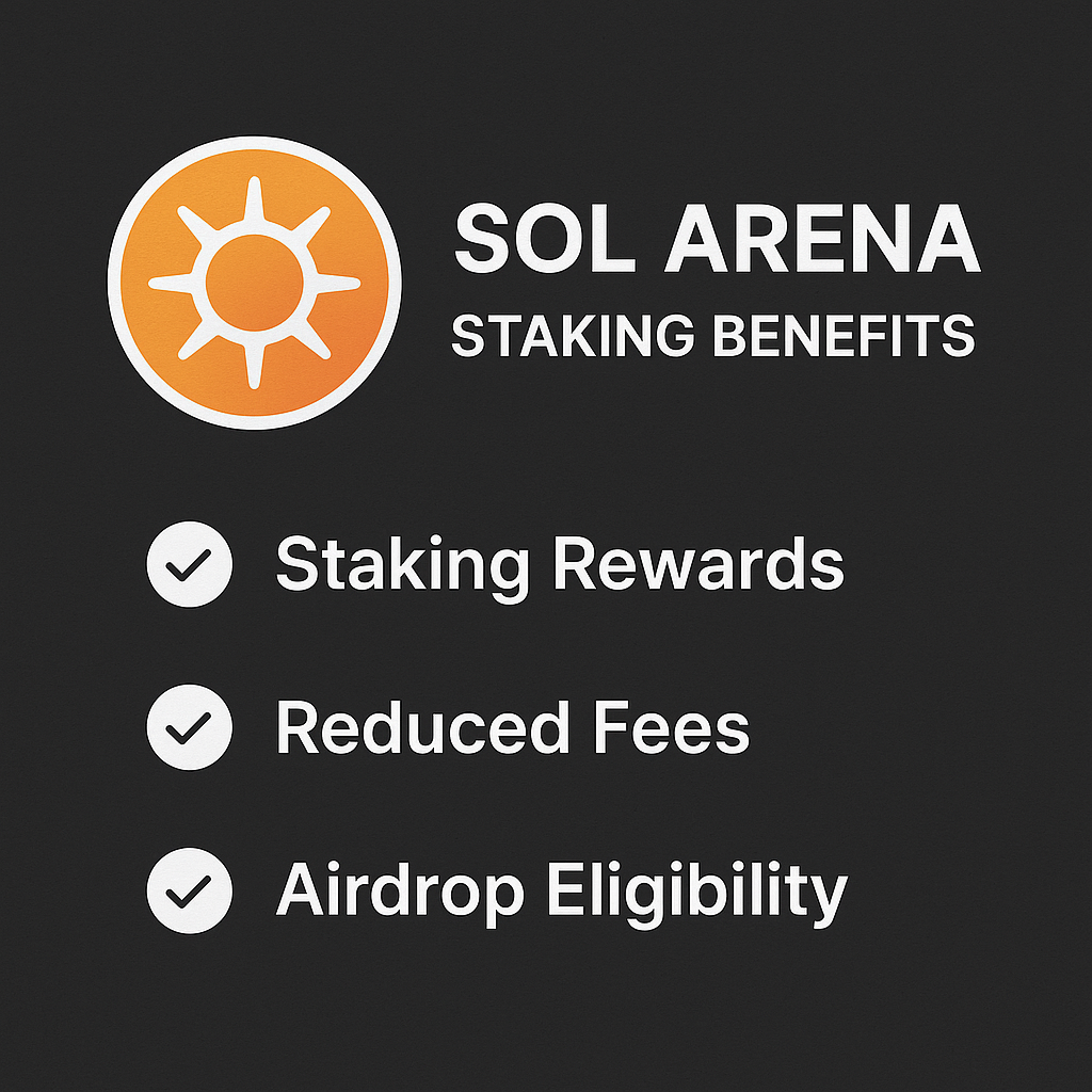Sol Arena staking benefits