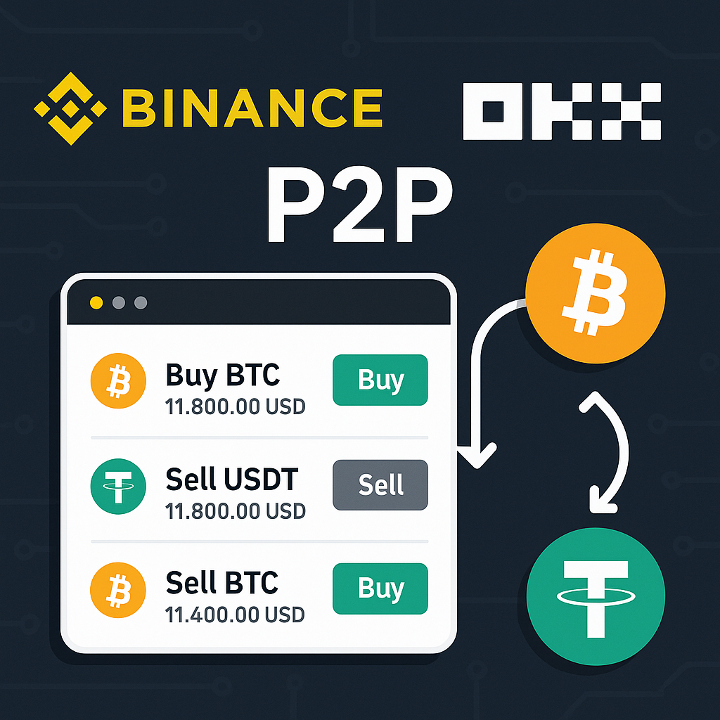 Binance P2P OKX marketplace crypto