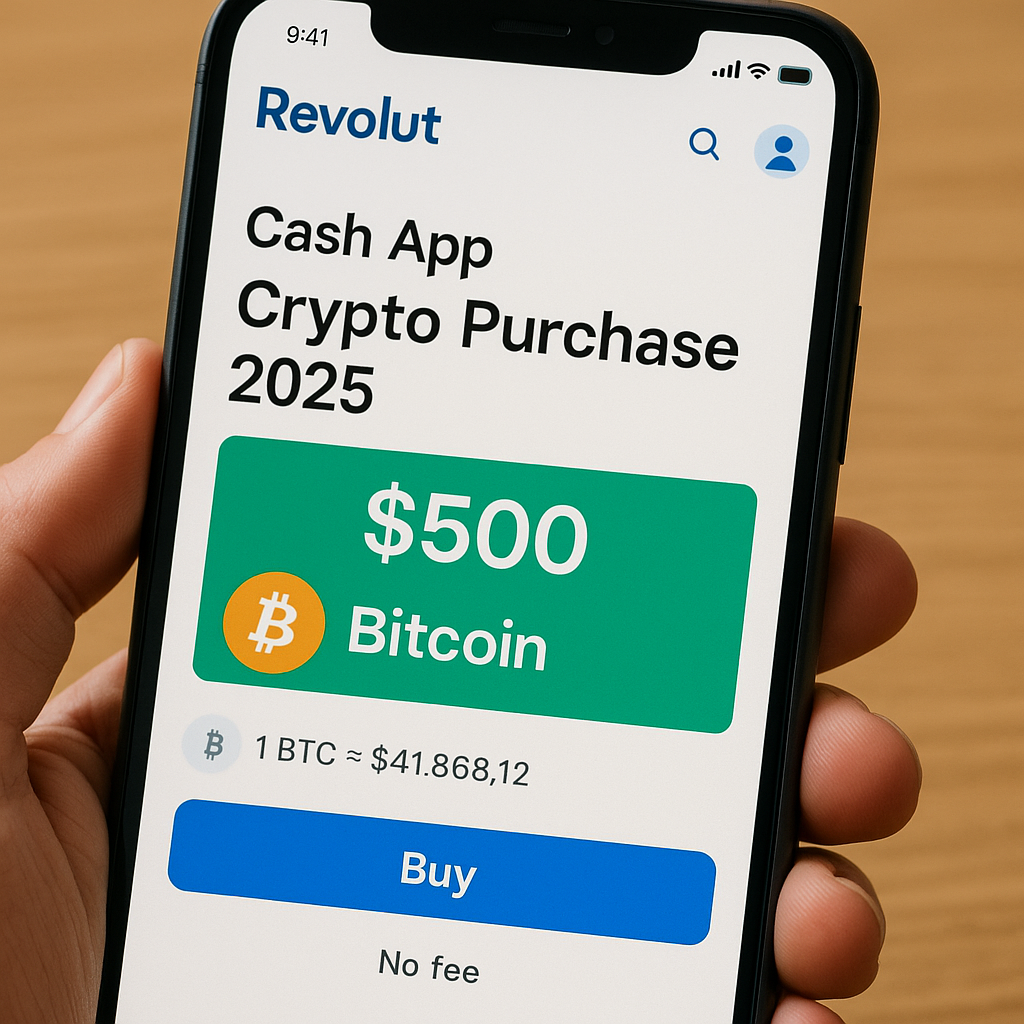 Revolut Cash App crypto purchase 2025