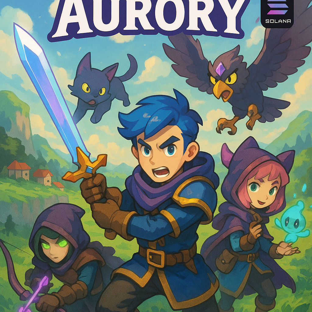 Aurory Solana RPG game artwork