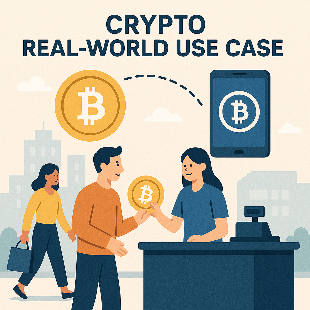 crypto real world use case illustration
