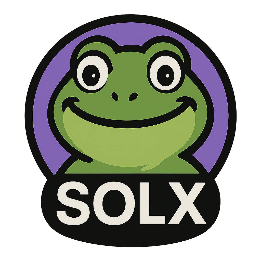 SOLX Solana meme coin logo