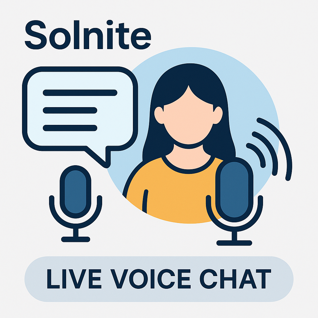 Solnite live voice chat feature