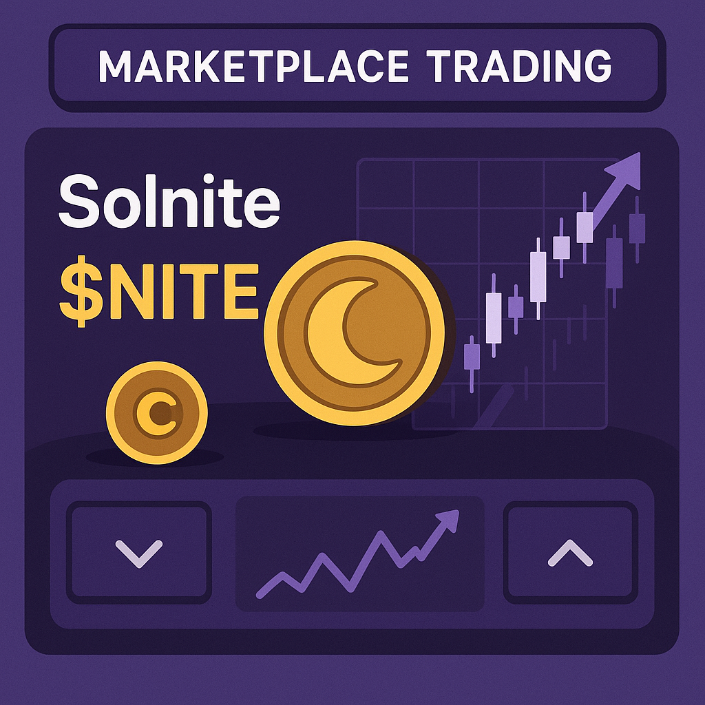 Solnite $NITE token marketplace trading