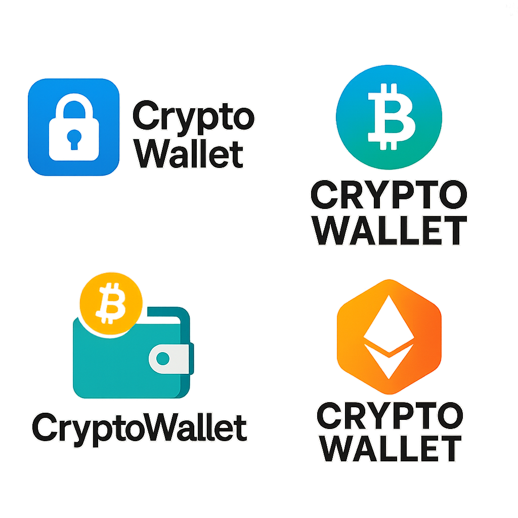 crypto wallet app logos