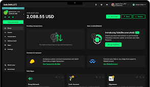crypto wallet security settings screen