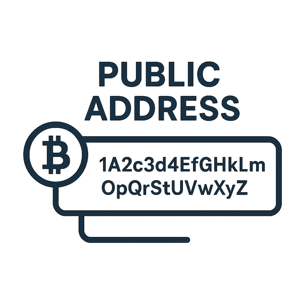 public address cryptocurrency icon