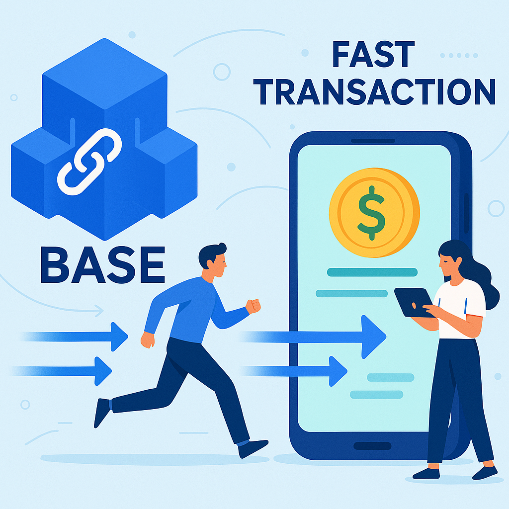 Base chain fast transaction illustration