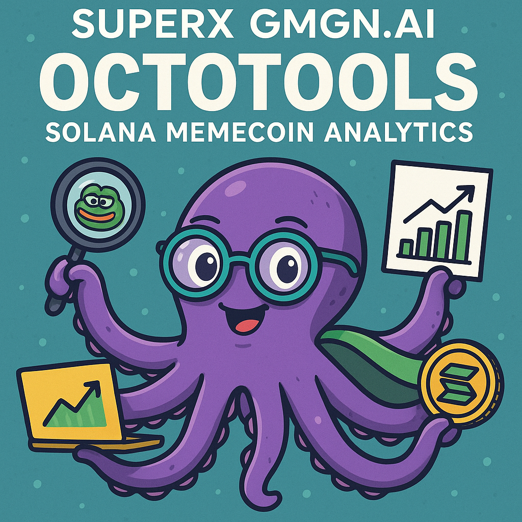 SuperX GMGN.ai OctoTools Solana memecoin analytics
