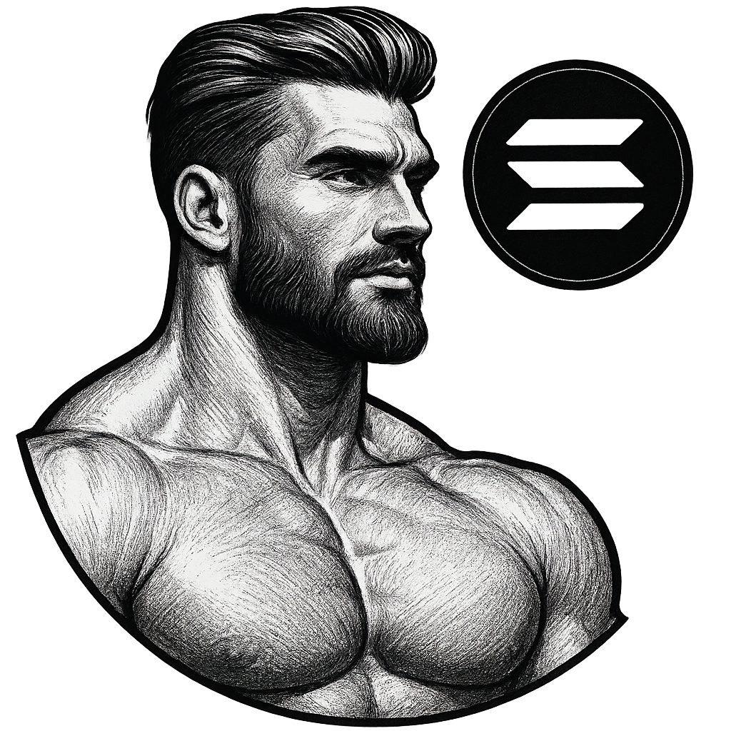 Gigachad Solana coin logo