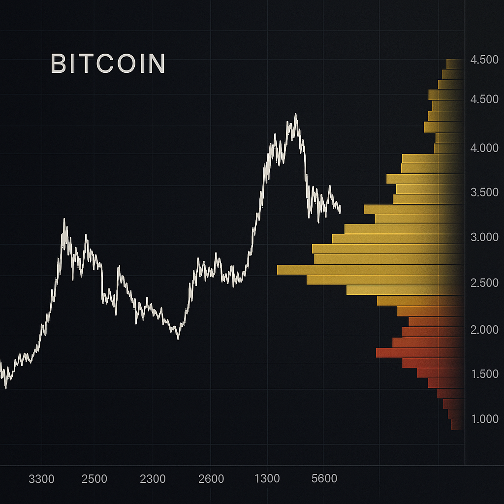 Bitcoin volume profile chart