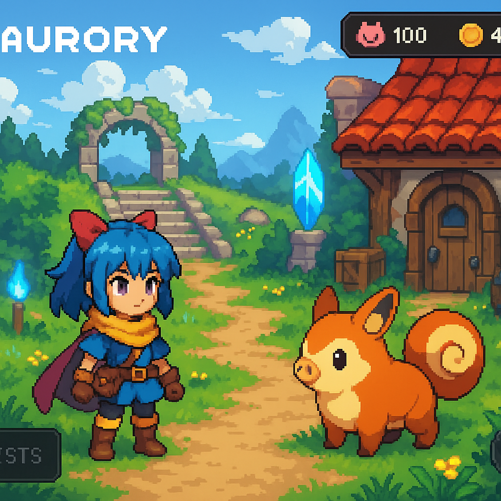 Aurory Solana game screenshot
