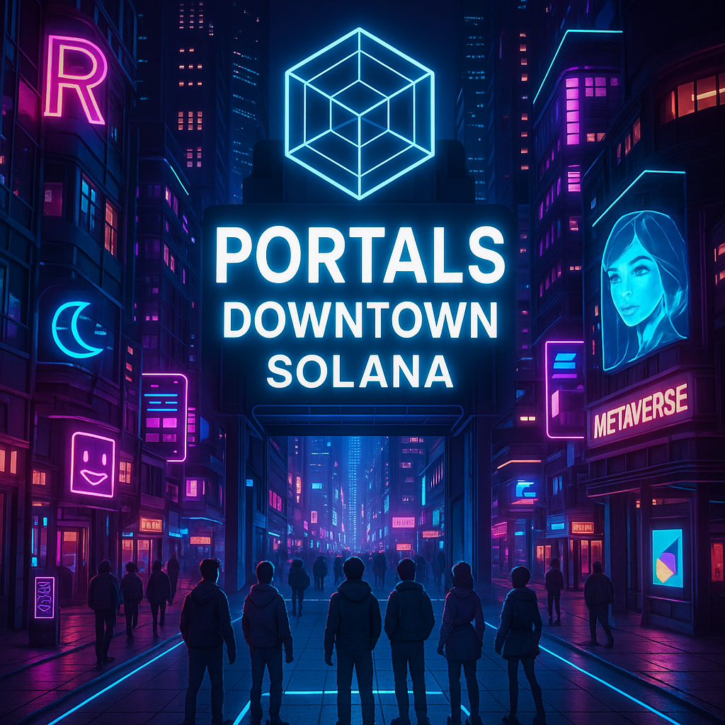 Portals Downtown Solana metaverse