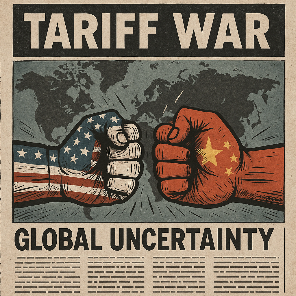 tariff war news global uncertainty