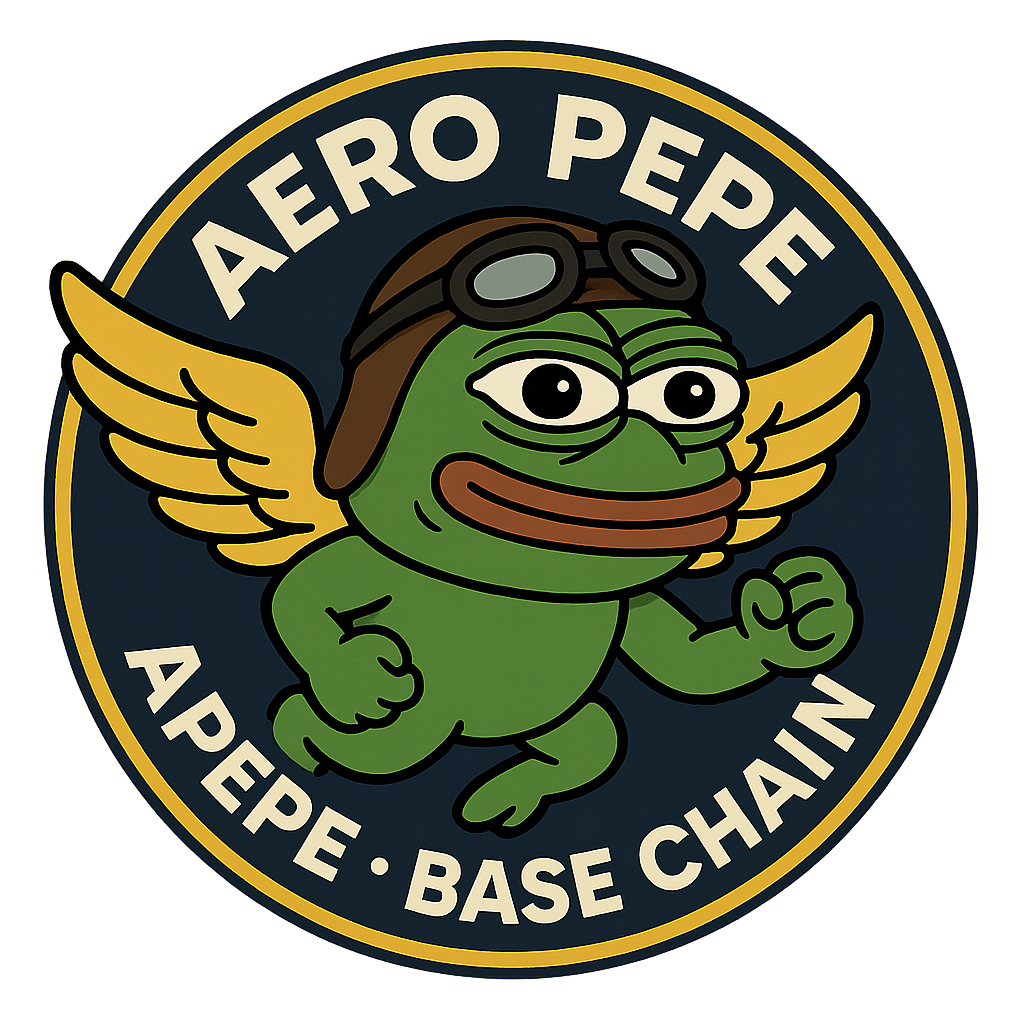 Aero Pepe APEPE Base chain memecoin logo