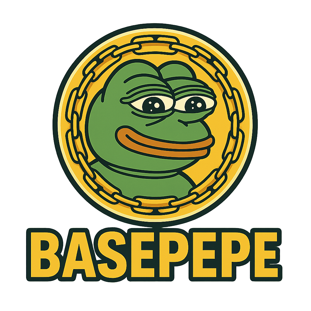 Base Pepe BASEPEPE Base chain memecoin logo