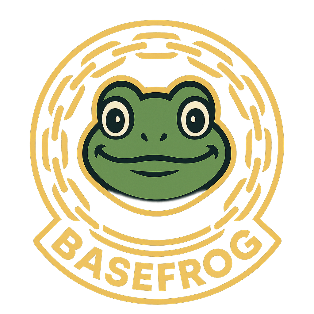 BaseFrog BASEFROG Base chain memecoin logo