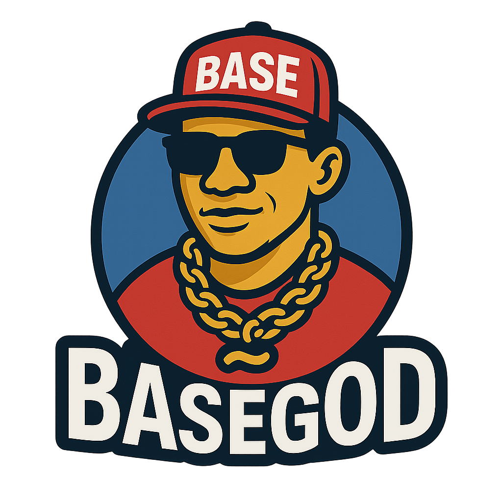 BaseGod BASEGOD Base chain memecoin logo