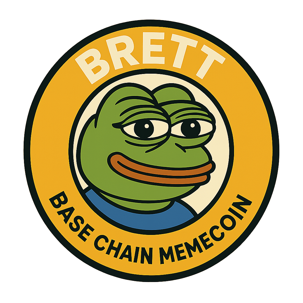 Brett BRETT Base chain memecoin logo