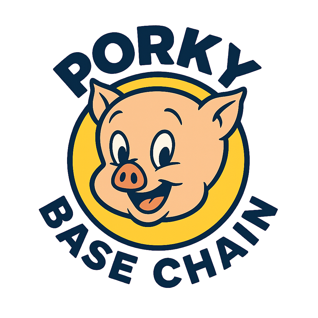 Porky PORKY Base chain memecoin logo
