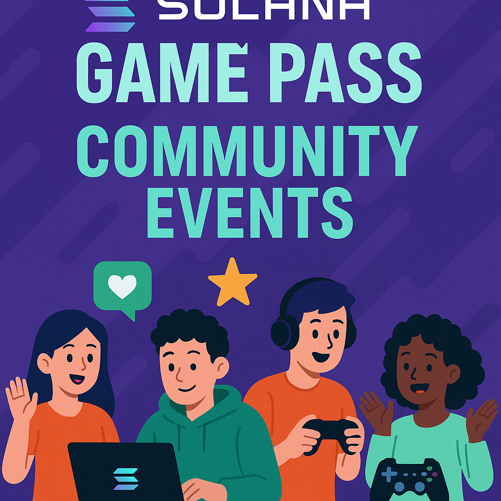 Solana Game Pass community events