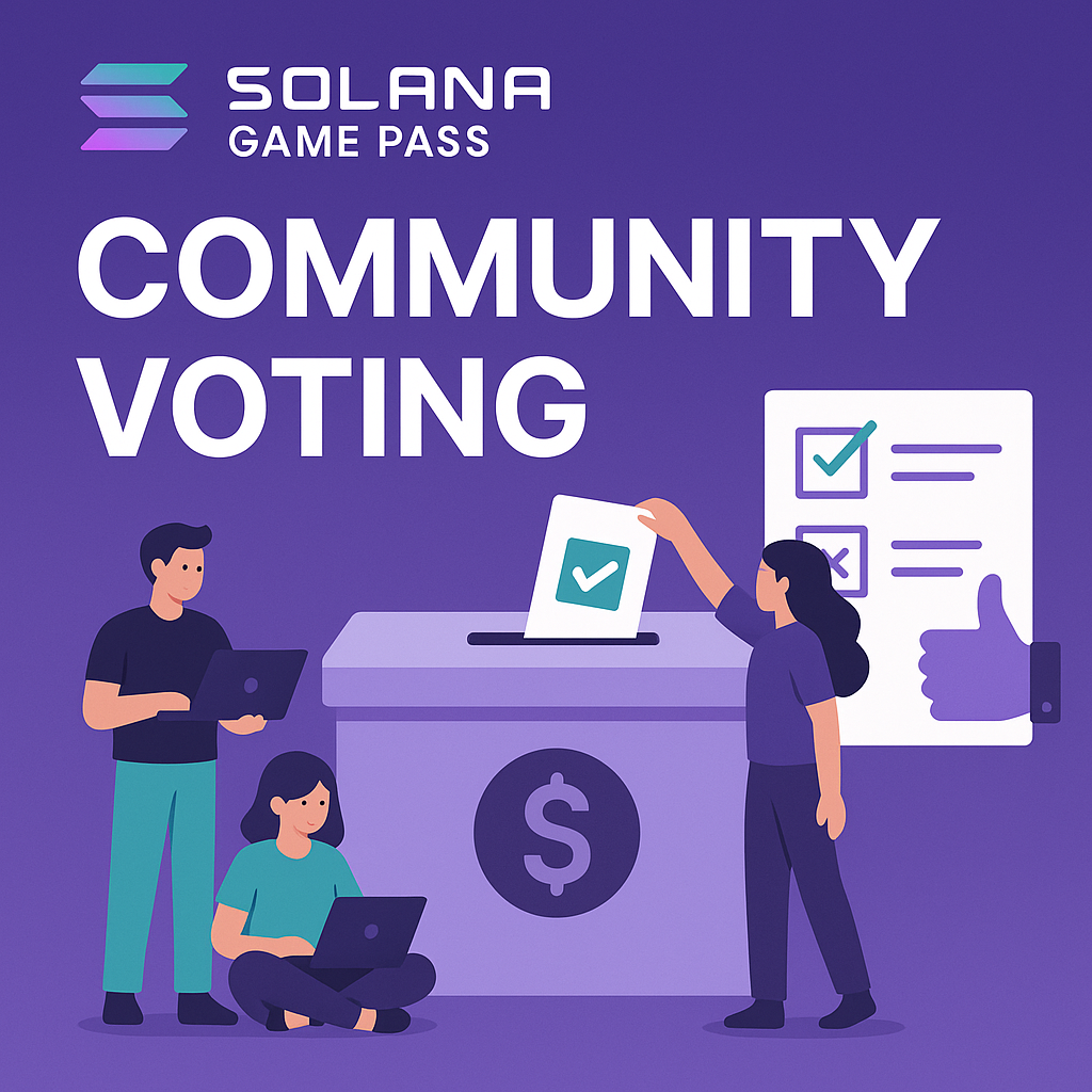 Solana Game Pass community voting