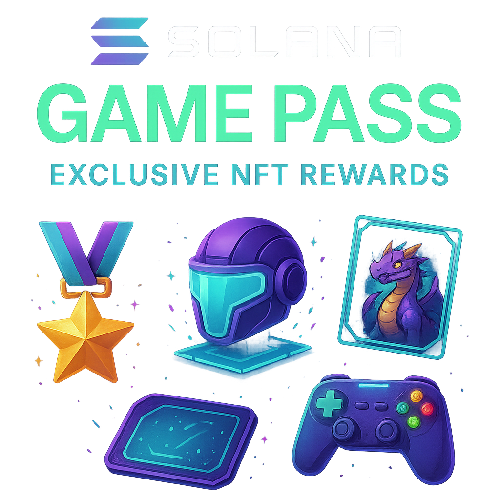 Solana Game Pass exclusive NFT rewards